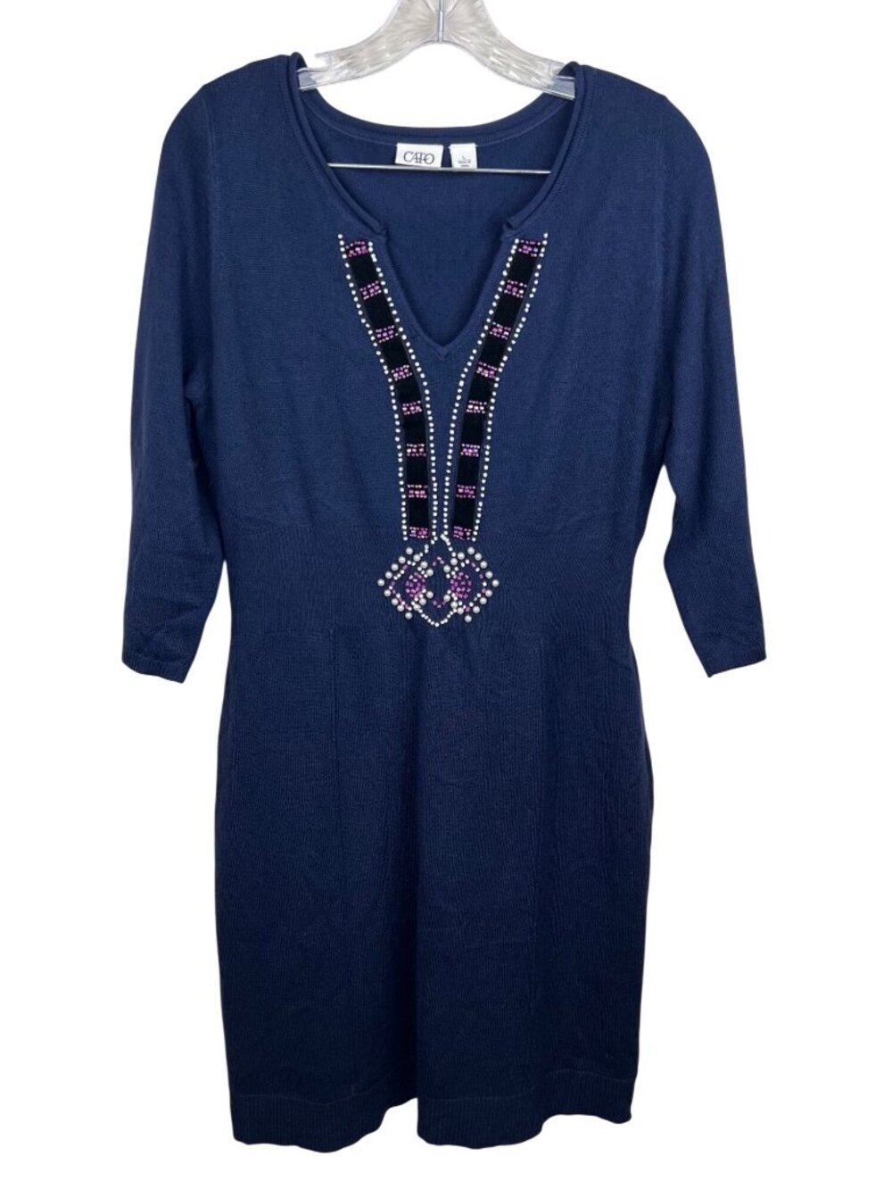 Cato Beaded Sweater Dress